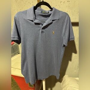 Ralph Lauren Custom Slim Fit Polo in Navy